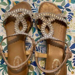 Rhinestone sandals